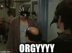 The Mask Orgy Scene