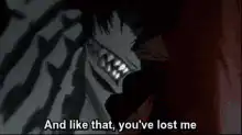Grim Reaper says you've lost me