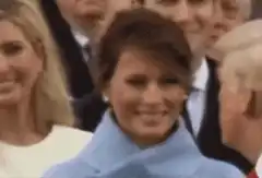 Melania Trump's awkward smile