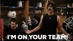 I'm on your team!