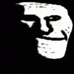 Trollface laughing