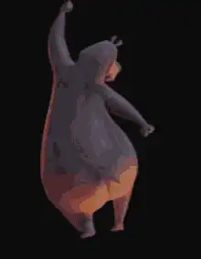 3D hippo dancing