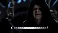 Emperor Palpatine saying good