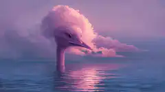 Cloud Swan in Water