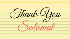 Thank You Salamat