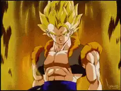Gogeta Super Saiyan aura