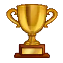 pixel art golden trophy