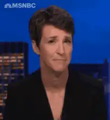 Rachel Maddow sad face