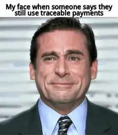 Michael Scott cringing face