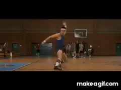 Dodgeball player does the worm