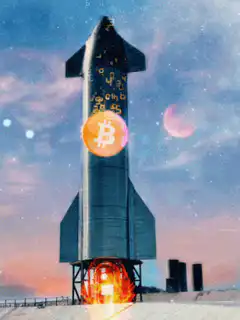 Bitcoin rocket launch