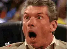 Vince McMahon shocked face