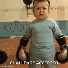 Baby boxer challenge accepted