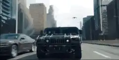 Batman slides on bridge