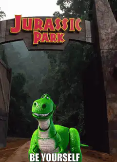 Toy Story Rex Jurassic Park