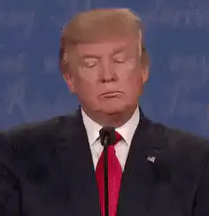 Donald Trump falls asleep at debate