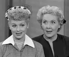 Lucy and Ethel surprised