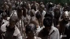 The Walking Dead zombie horde