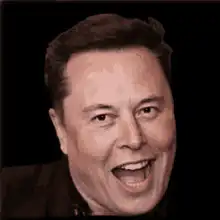 Elon Musk laughing