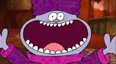 Mr. Krabs laughing maniacally