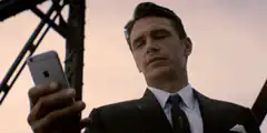 Don Draper throws iPhone into river