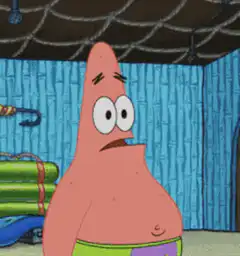 Patrick Star head catches fire