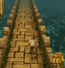 Tomb Raider running on bridge