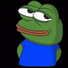 Pepe the Frog smirking