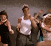 John Travolta dancing Saturday Night Fever