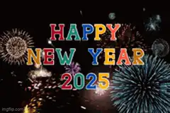 Happy New Year 2025 fireworks