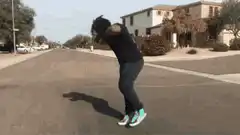 Man dancing in the street