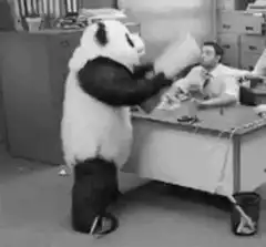 office panda dance