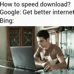 Bing download speed gravity