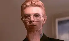 David Bowie thoughtful expression