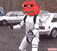 Stormtrooper with Rage Face head