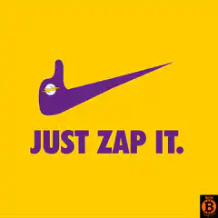 Just Zap It Nike Bitcoin