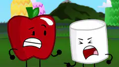 Apple and Marshmallow arguing