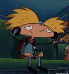 Stewie Griffin listening to music