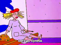 Cynthia the Artist Gets Interrupted