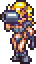 Pixel Art Character with Gun