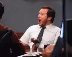 Chris Pratt shocked face