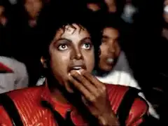 Michael Jackson shocked then smiles