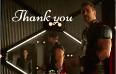 Thor says thank you
