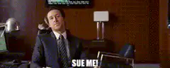 Michael Scott says Sue Me