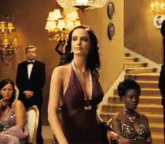 Ivy Peabody walks into the party