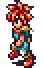pixel art character running