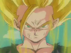 Goku Super Saiyan power up