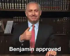 Benjamin approved thumbs up