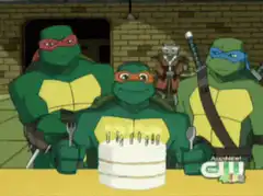 Teenage Mutant Ninja Turtles smash birthday cake