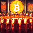 Bitcoin Last Supper parody